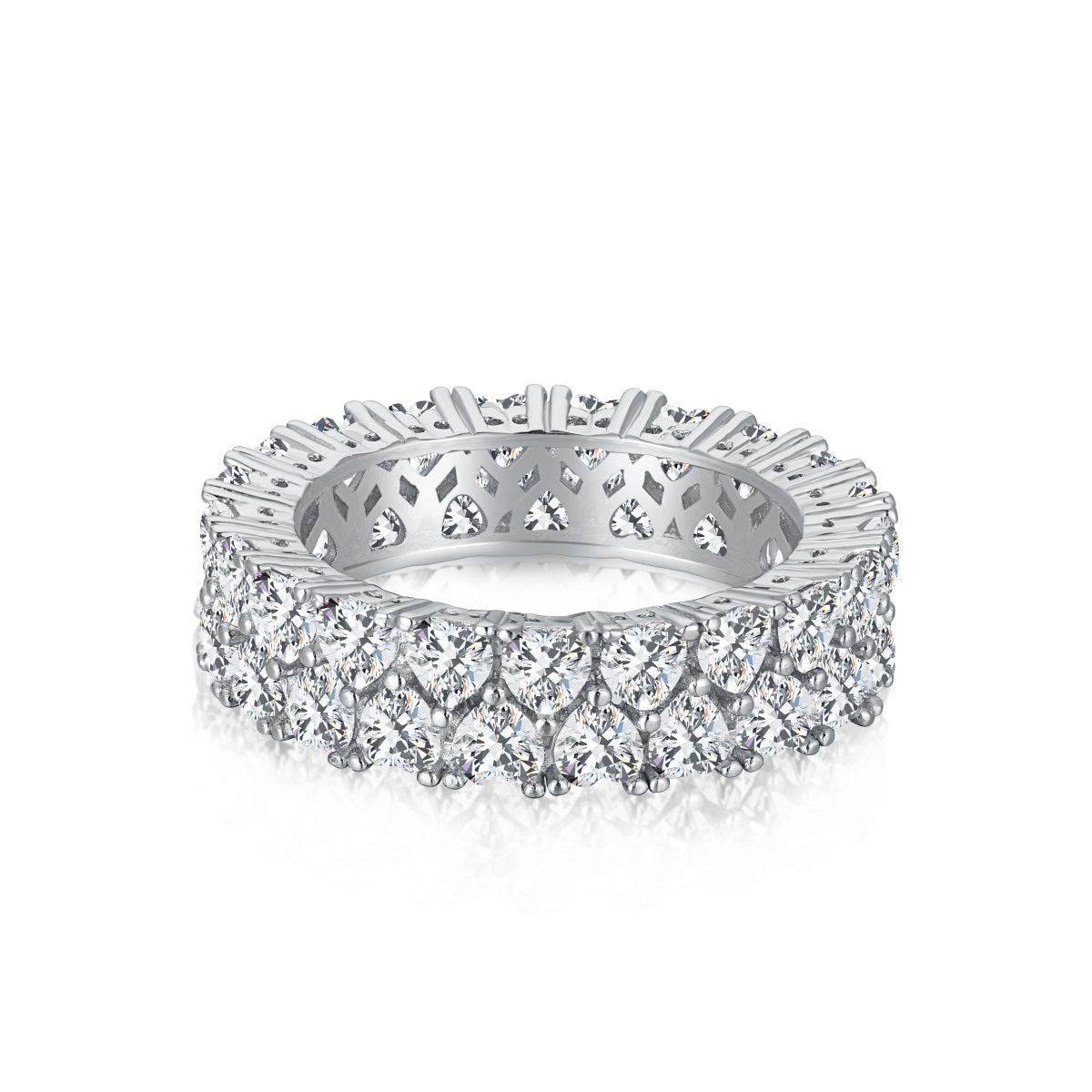[select Jewelry]Sparkling Full Heart Ring
