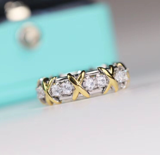 [Select jewelrys]Classic Gold Diamond Ring