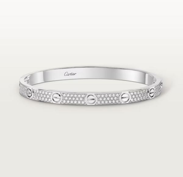 [Select]NEW-LOVE-4.8MM-Width Diamond-Studded Bracelet