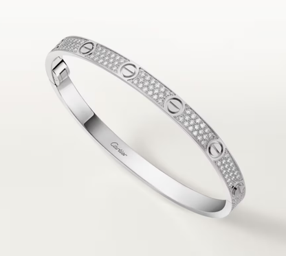 [Select]NEW-LOVE-4.8MM-Width Diamond-Studded Bracelet