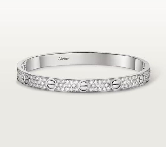 [Select]NEW-LOVE-6.1MM-Width Diamond-Studded Bracelet
