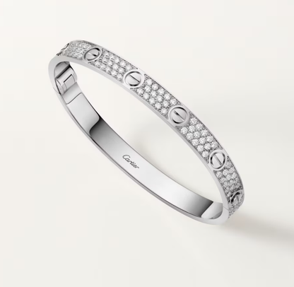 [Select]NEW-LOVE-6.1MM-Width Diamond-Studded Bracelet