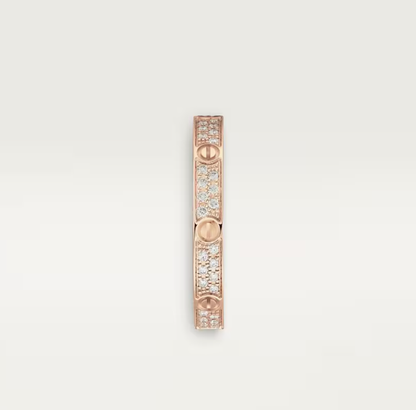 [Select]LOVE RING 2.6mm-wide full-diamond ring Select Gold