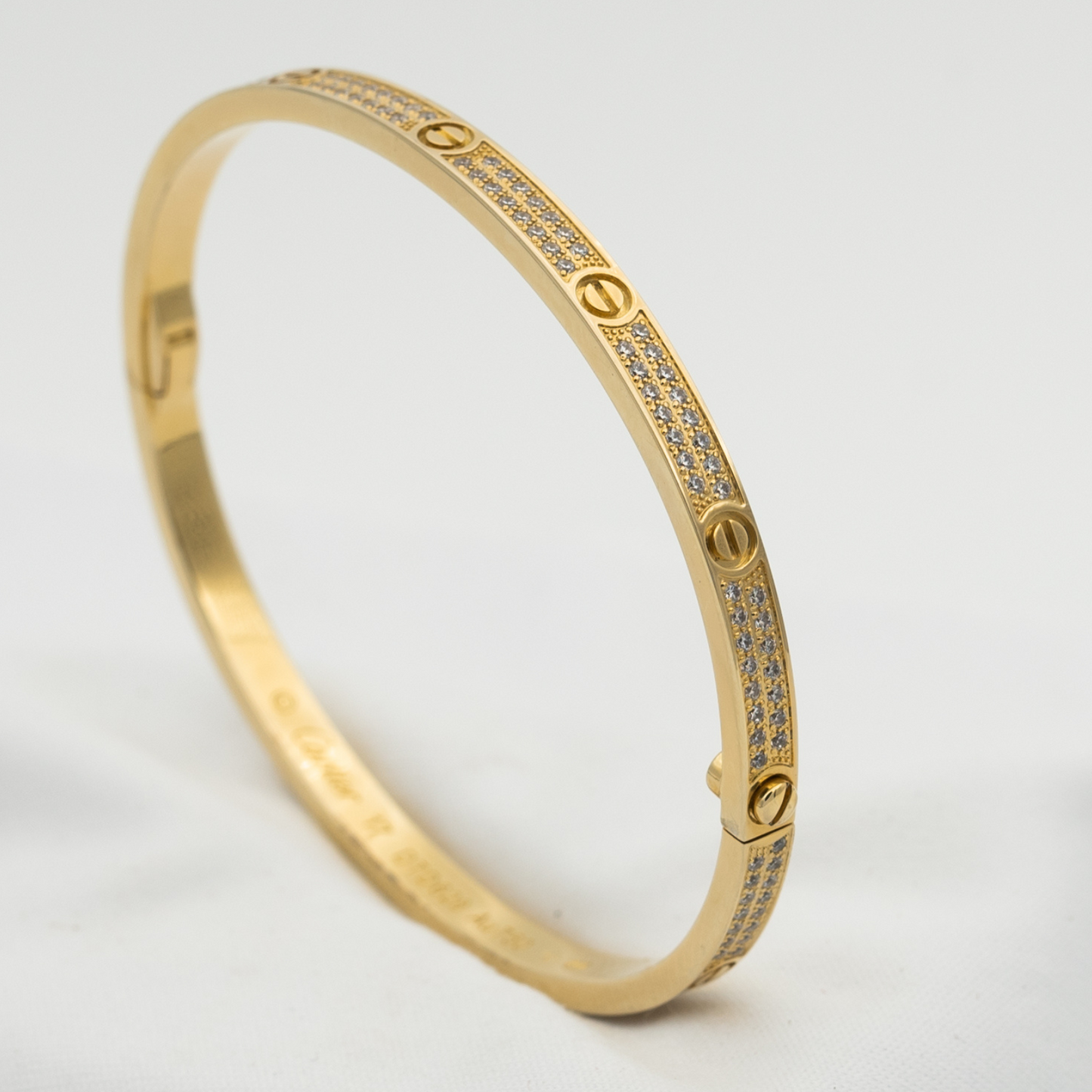 [Select]LOVE BRACELET 3.65MM DIAMOND-PAVED