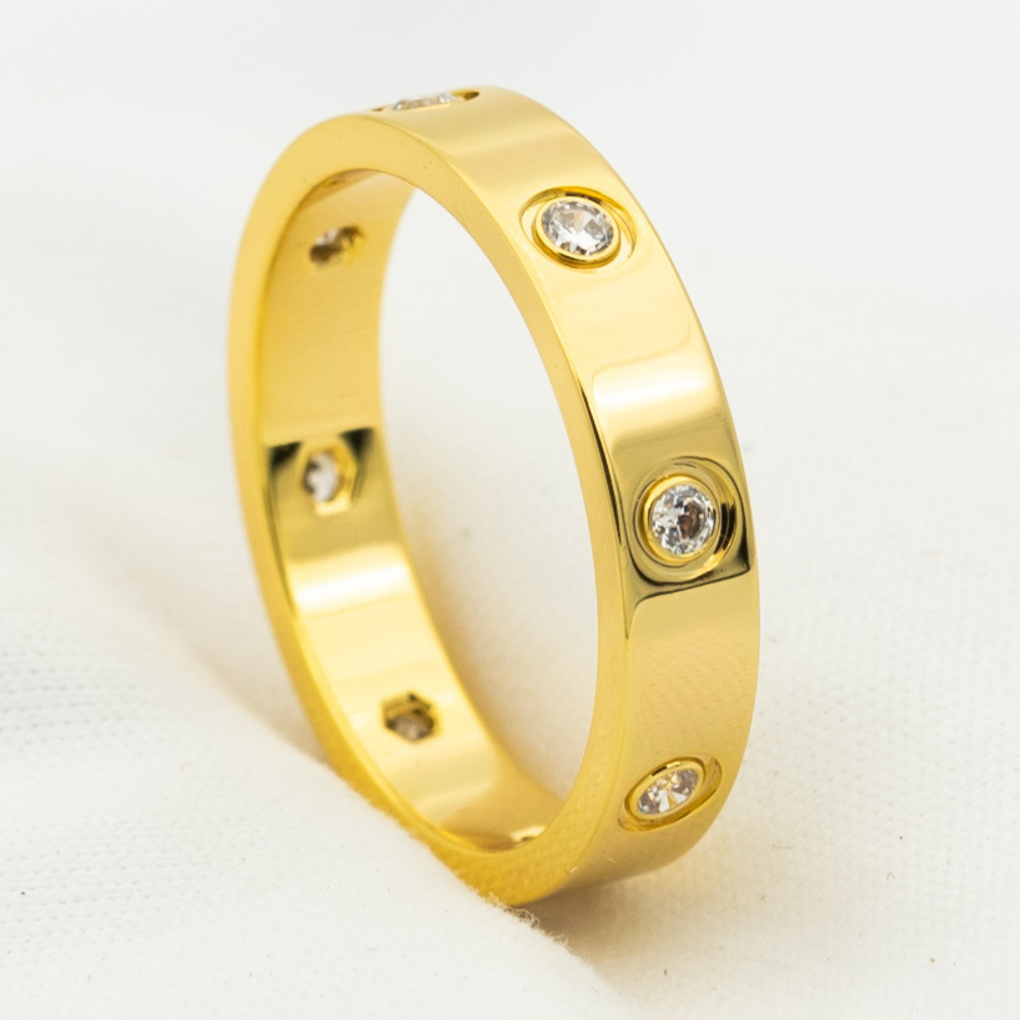 [Select]LOVE RING 3.6MM 8 DIAMONDS