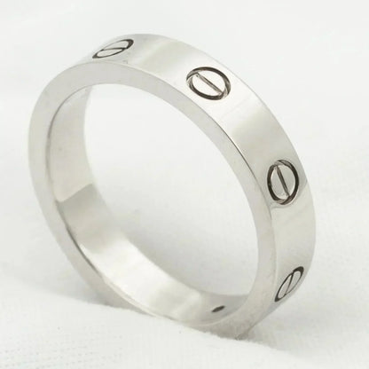[Select]LOVE RING 4MM 1 DIAMOND SILVER