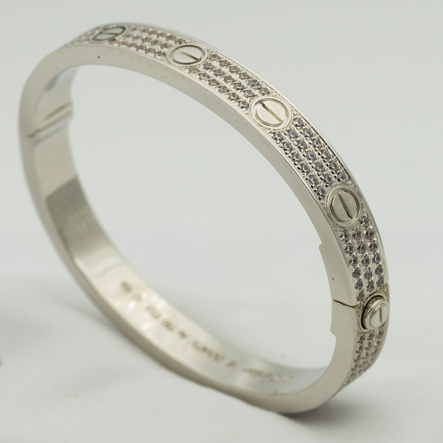 [Select]LOVE BRACELET 6.1MM DIAMOND-PAVED