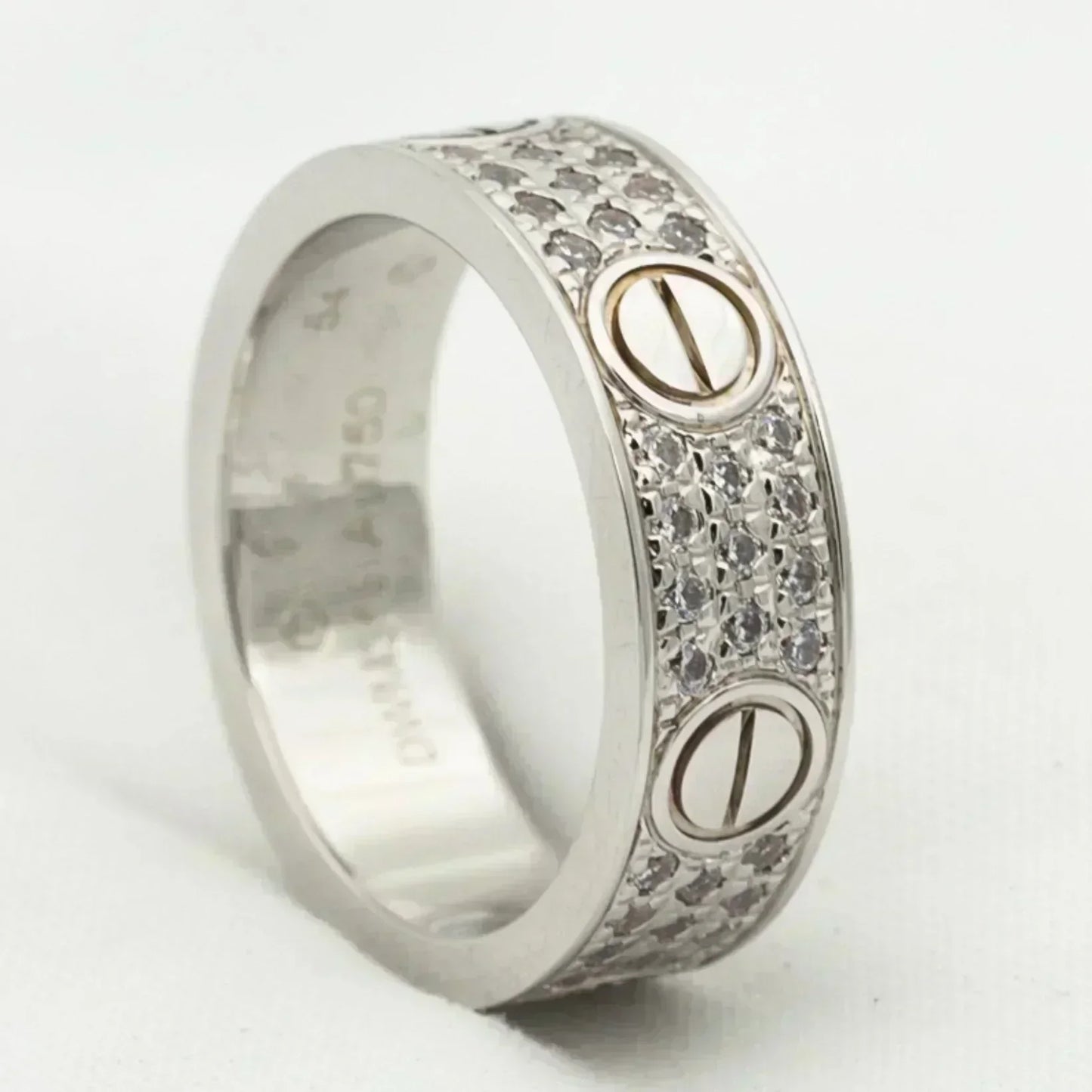 [Select]LOVE RING 5.5MM DIAMONDS PAVED
