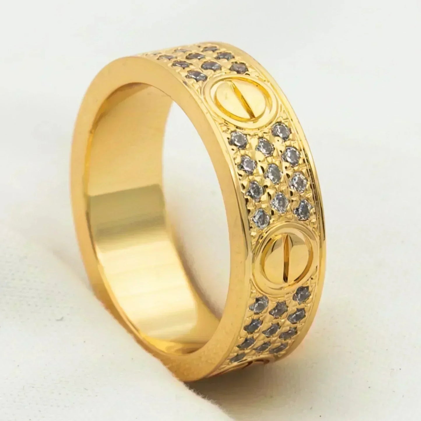 [Select]LOVE RING 5.5MM DIAMONDS PAVED