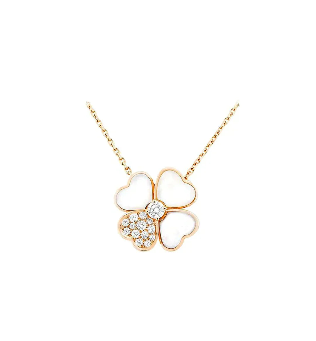 [Select]CLOVER MOP DIAMOND Select GOLD NECKLACE