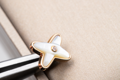 [Select]JEUX DE WHITE MOP Select GOLD DIAMOND EARRINGS