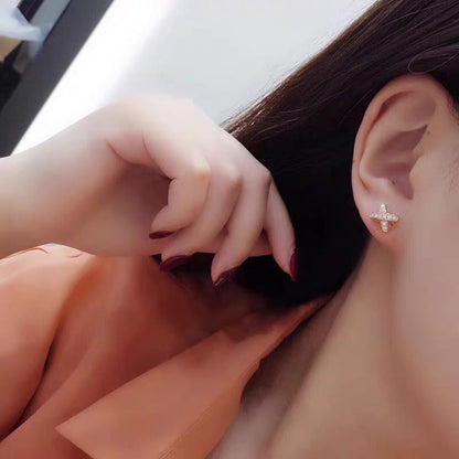 [Select]JEUX DE GOLD DIAMOND EARRINGS