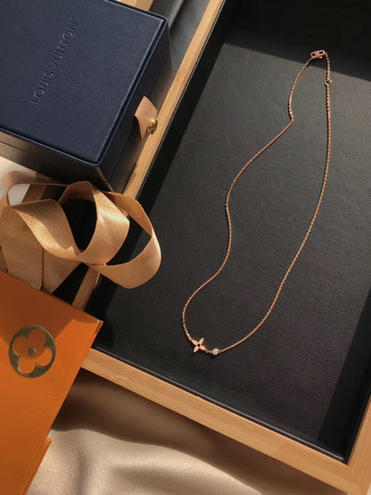 [Select]BLOSSOM PENDANT PINK GOLD AND DIAMOND