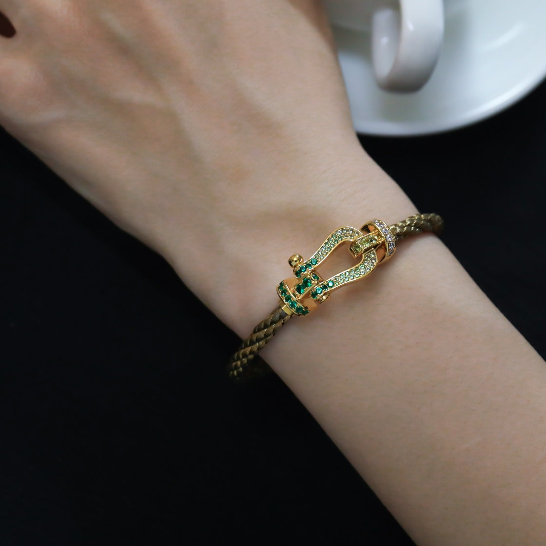 [Select]FORCE 10 GOLD GREEN DIAMOND PAVED