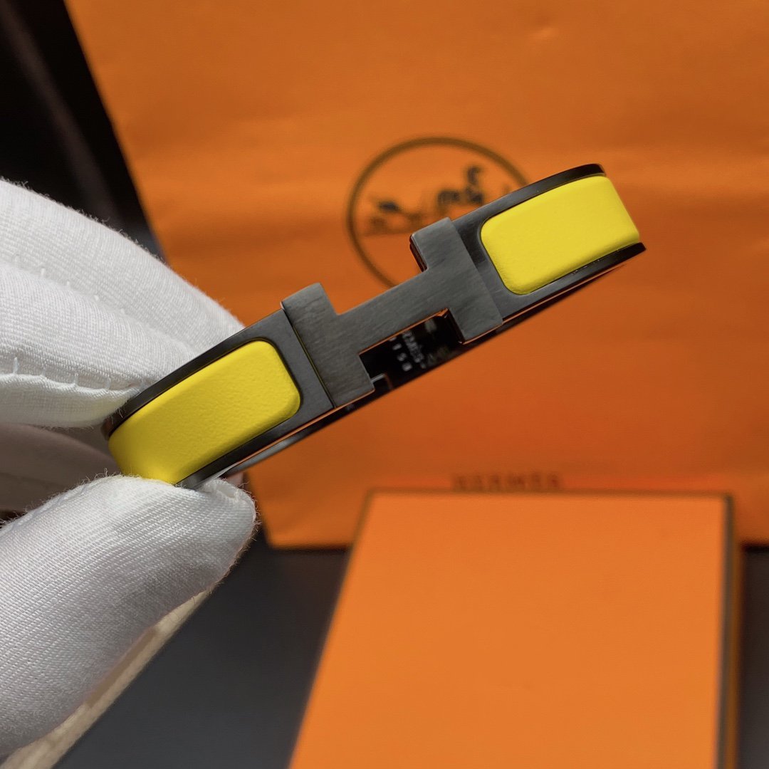 [Select]CLIC HM SO BLACK YELLOW BRACELET