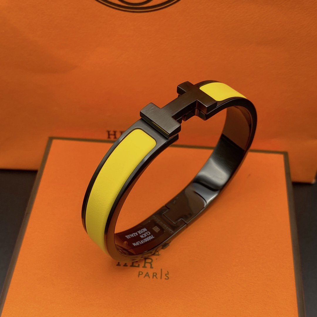 [Select]CLIC HM SO BLACK YELLOW BRACELET
