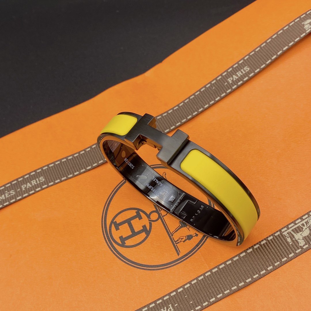 [Select]CLIC HM SO BLACK YELLOW BRACELET