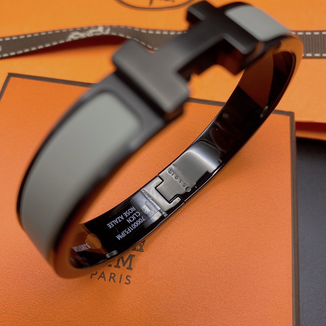 [Select]CLIC HM SO BLACK GREY BRACELET