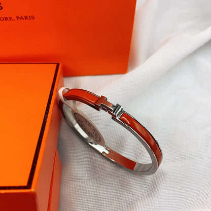 [Select]CLASSIC HM CLIC RED 8MM ENAMEL BRACELET