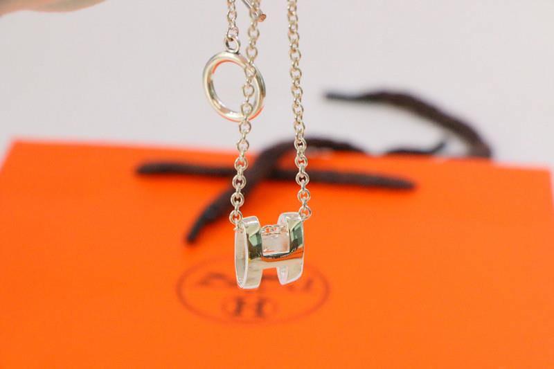 [Select]HM NECKLACE H LETTER OVAL SERIES