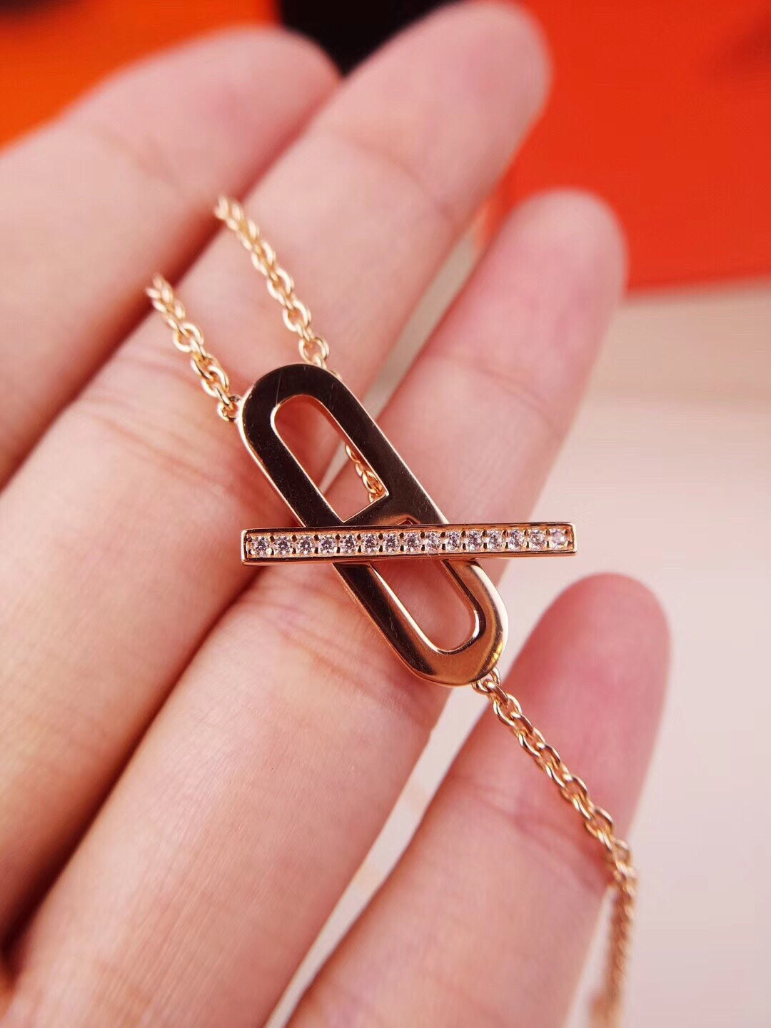 [Select]HM FIRE PIG NOSE NECKLACE TRENDY STREET
