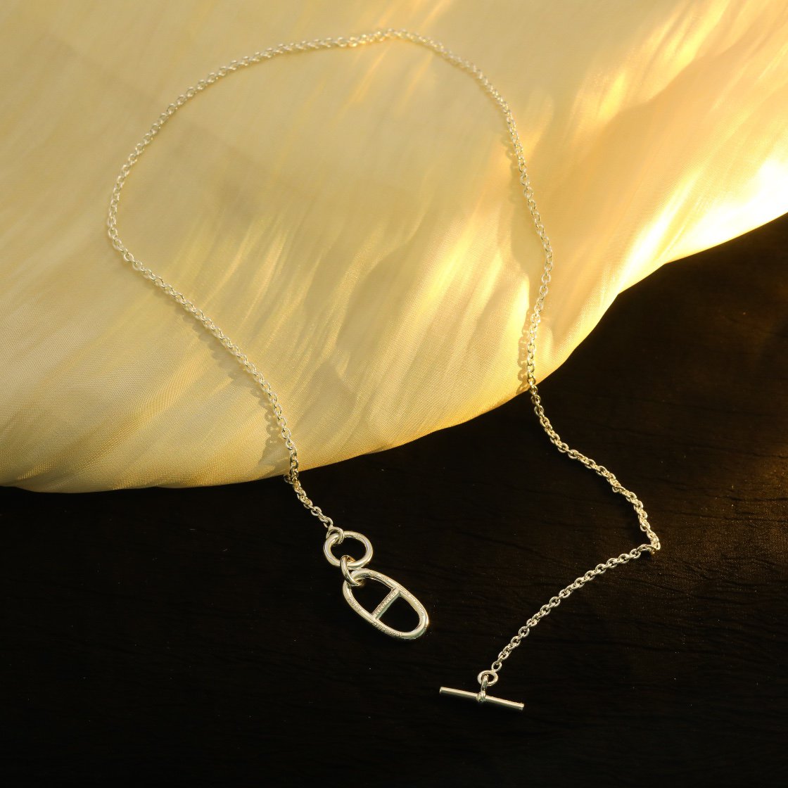 [Select]HM CHAINE D'ANCRE PENDANT NECKLACE STERLING SILVER