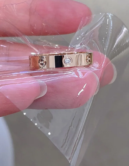 [Select]LOVE RING 4MM 1 DIAMOND