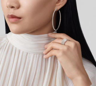 [Select]Five-row diamond ring