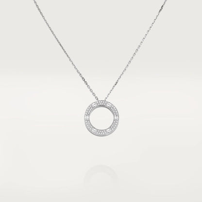 [Select]LOVE NECKLACE ADJUSTABLE SILVER