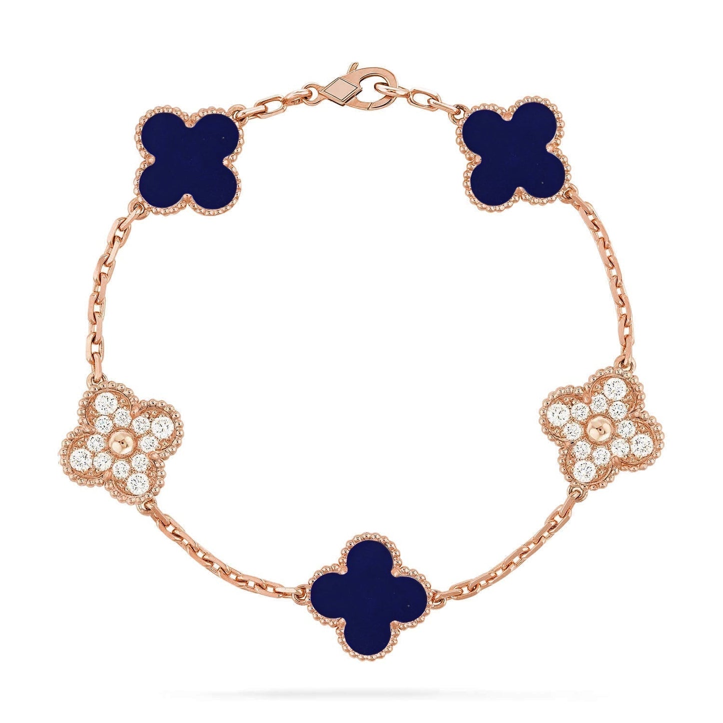 [Select]CLOVER 5 MOTIF LAPIS LAZULI BRACELET COLLECTION