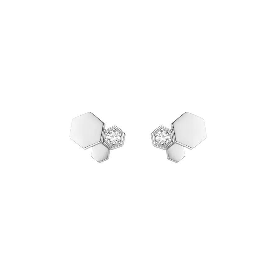 [Select]BEE LOVE SILVER DIAMOND EARRINGS