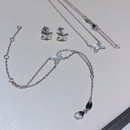 [Select]JEUX BRACELET WHITE MOP SILVER 1 DIAMOND