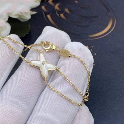 [Select]JEUX BRACELET WHITE MOP GOLD 1 DIAMOND