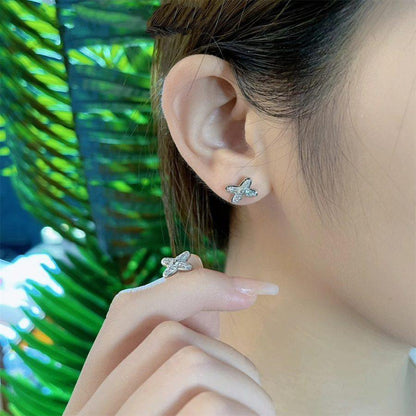 [Select]JEUX DE SILVER DIAMOND EARRINGS