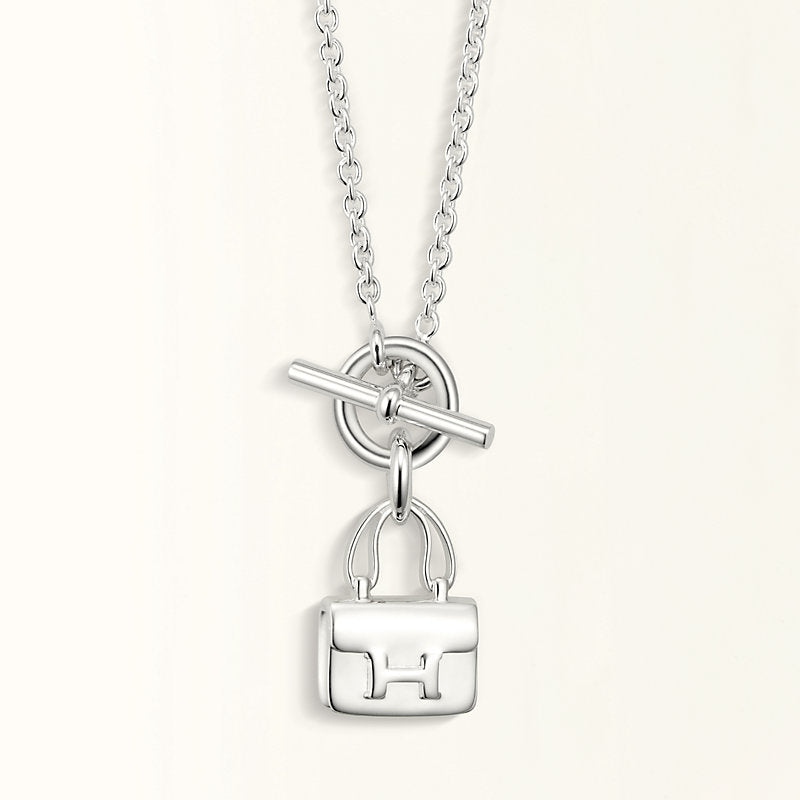 [Select]POP H PEDANT SILVER NECKLACE