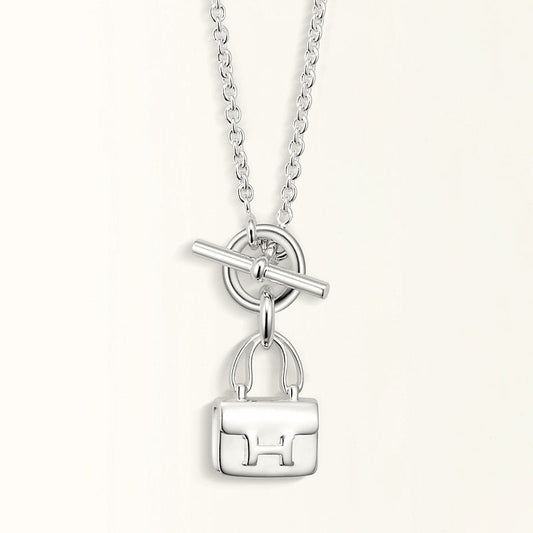 [Select]POP H PEDANT SILVER NECKLACE