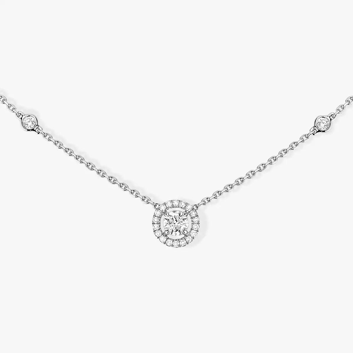 [Select]Diamond Necklace 0,20ct Brilliant Shape Joy