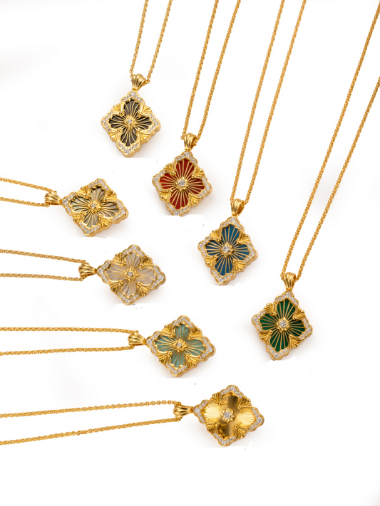 [Select] B.C.L BIG SIZE  ENAMEL NECKLACE£¨Various colors£©