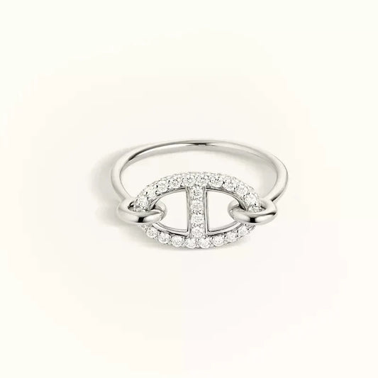 [Select]RONDE SMALL SILVER DIAMOND RING