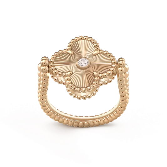 [Select]CLOVER RIVERSIBLE Select GOLD RING