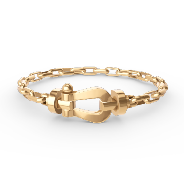[Select]FORCE LARGE HORSESHOE CLASP  METAL BRACELET