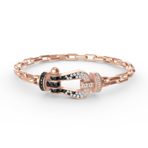 [Select]FORCE LARGE HORSESHOE CLASP  METAL BRACELET