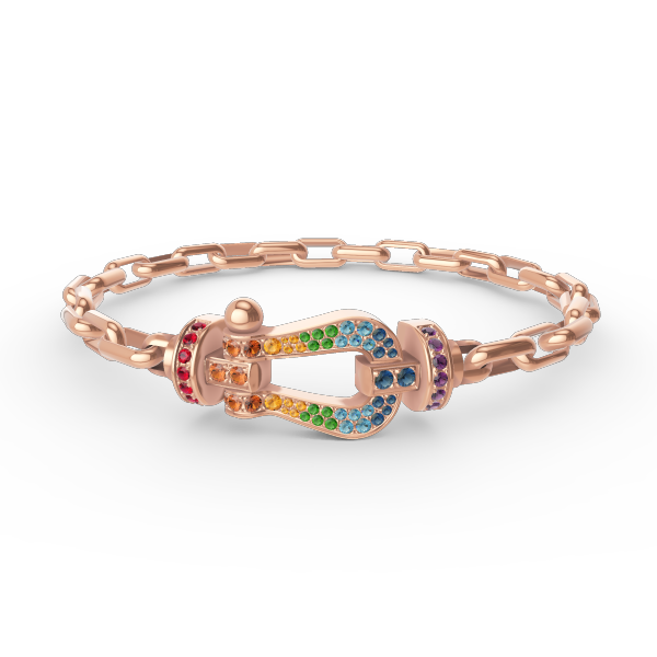 [Select]FORCE LARGE HORSESHOE CLASP  METAL BRACELET