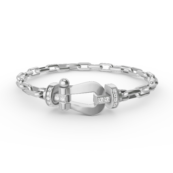 [Select]FORCE LARGE HORSESHOE CLASP  METAL BRACELET