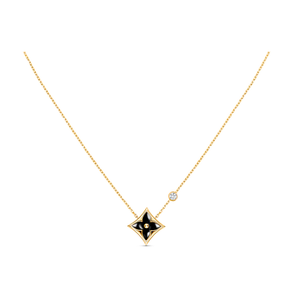 [Select]STAR BLACK MOP NECKLACE