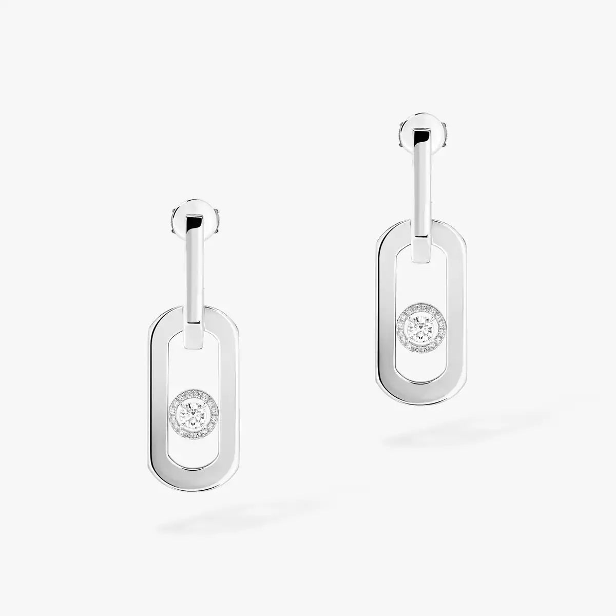 [Select] So Move XL Diamond Hoop Earring