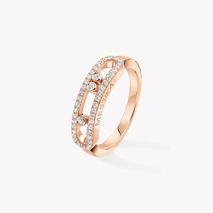 [Select] Baby Move Gold Diamond Pave_ Ring