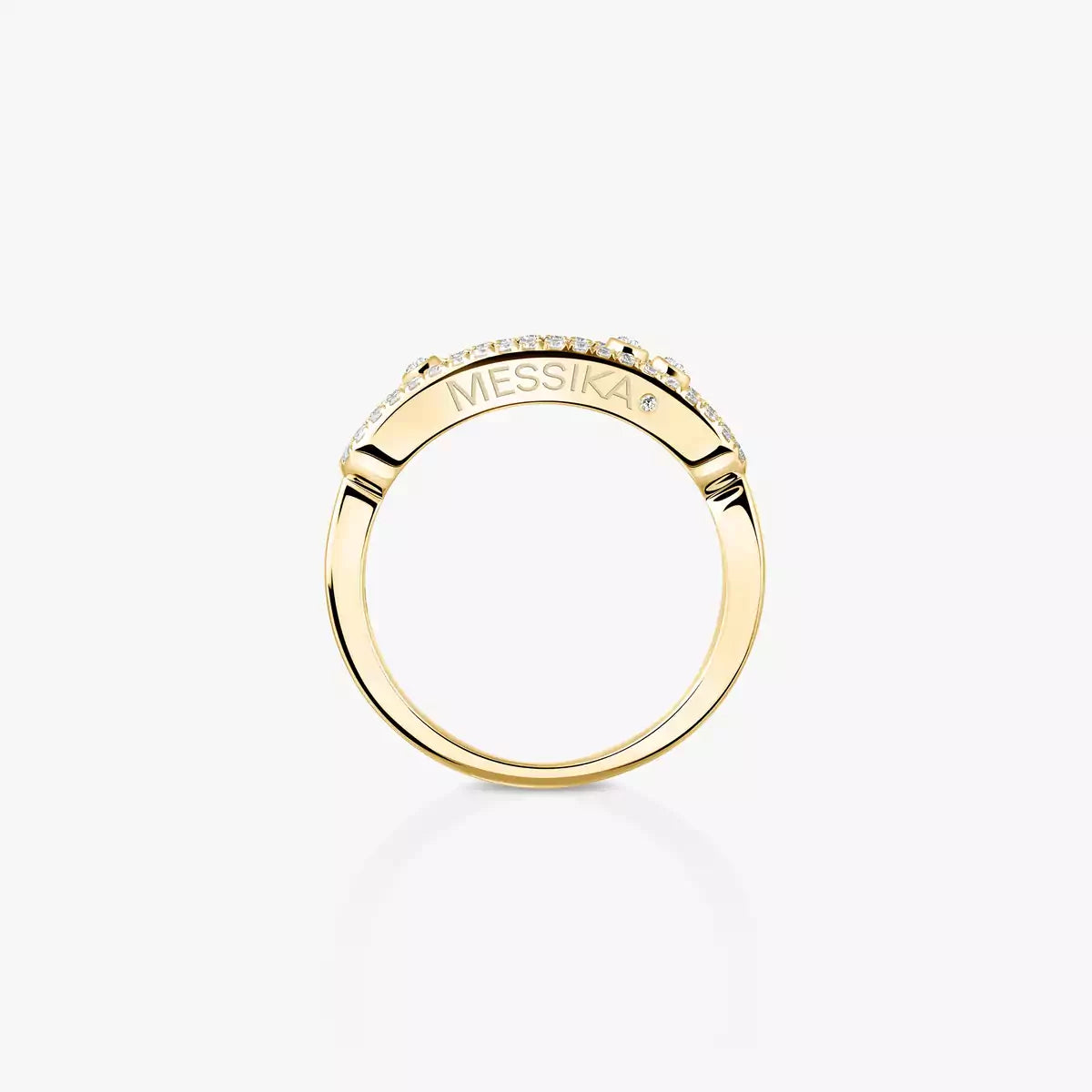 [Select] Baby Move Gold Diamond Pave_ Ring