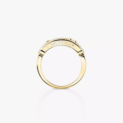 [Select] Baby Move Gold Diamond Pave_ Ring
