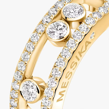 [Select] Move Gold Diamond Pave_ Ring